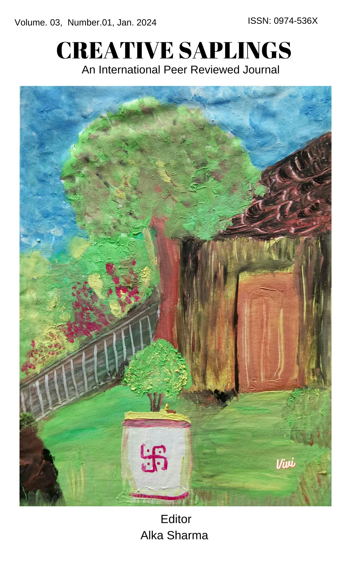 View Vol. 3 No. 01 (2024): January, Creative Saplings